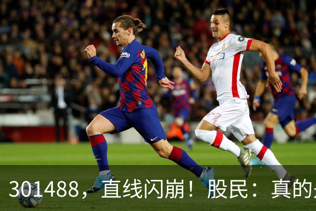 301488，直线闪崩！股民：真的是奇观